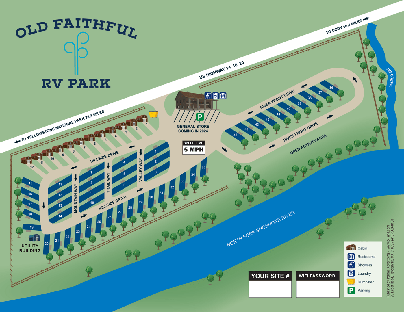 Site Map & Park Policies 1 Image