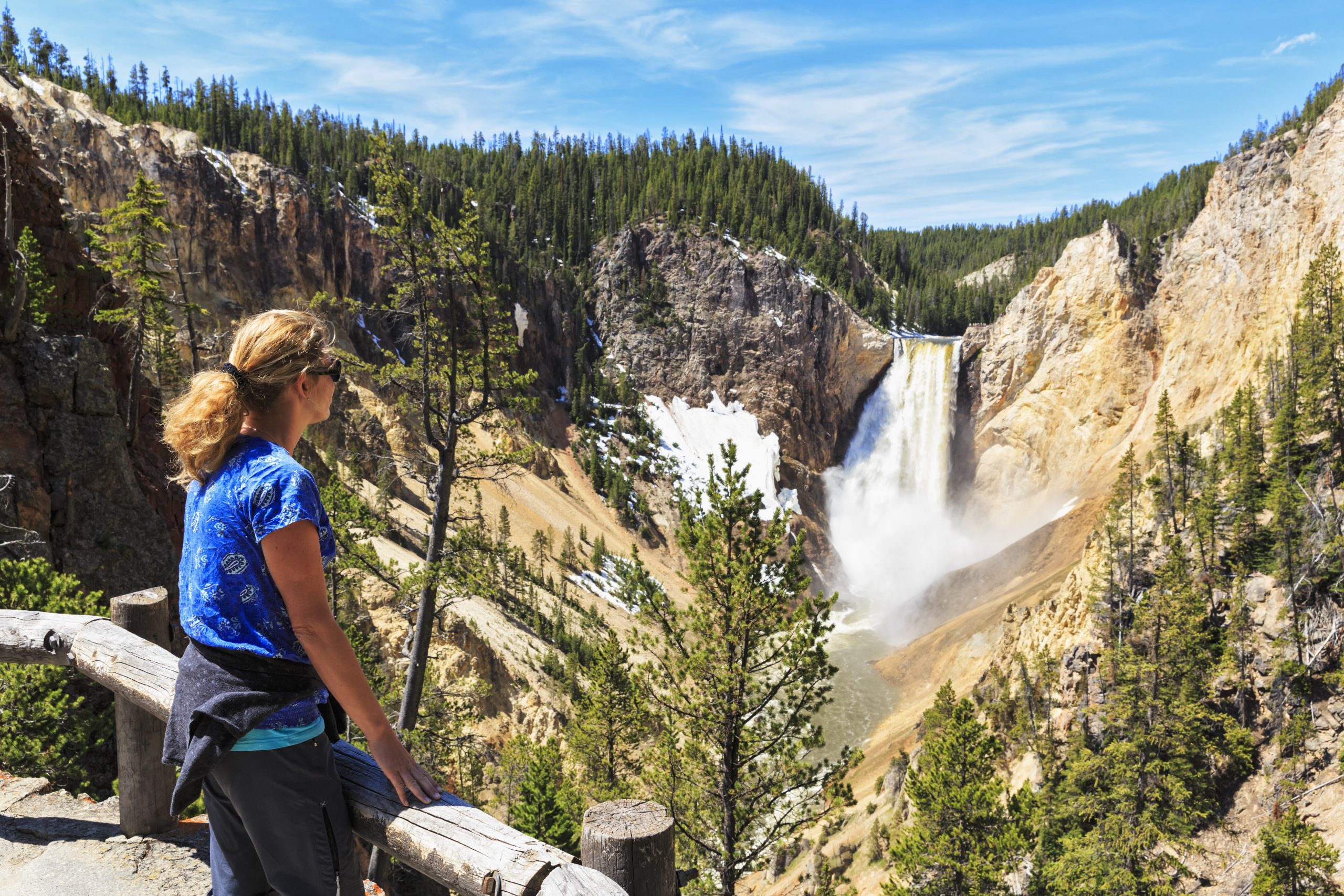 Hiking near Yellowstone East Gate