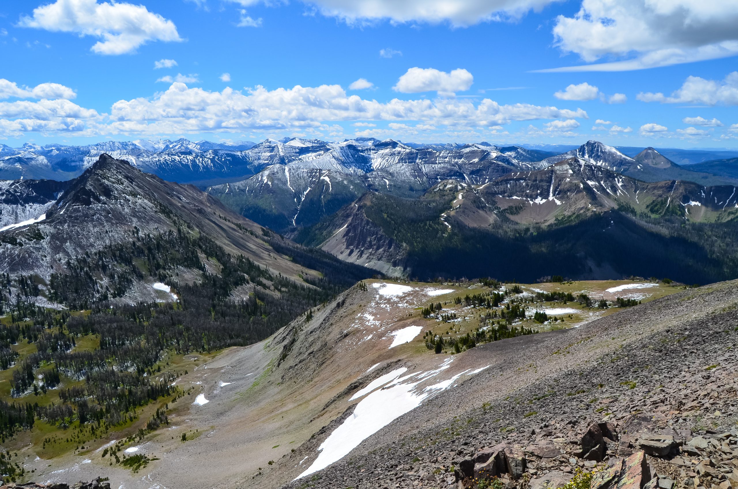 Hiking near Yellowstone East Gate