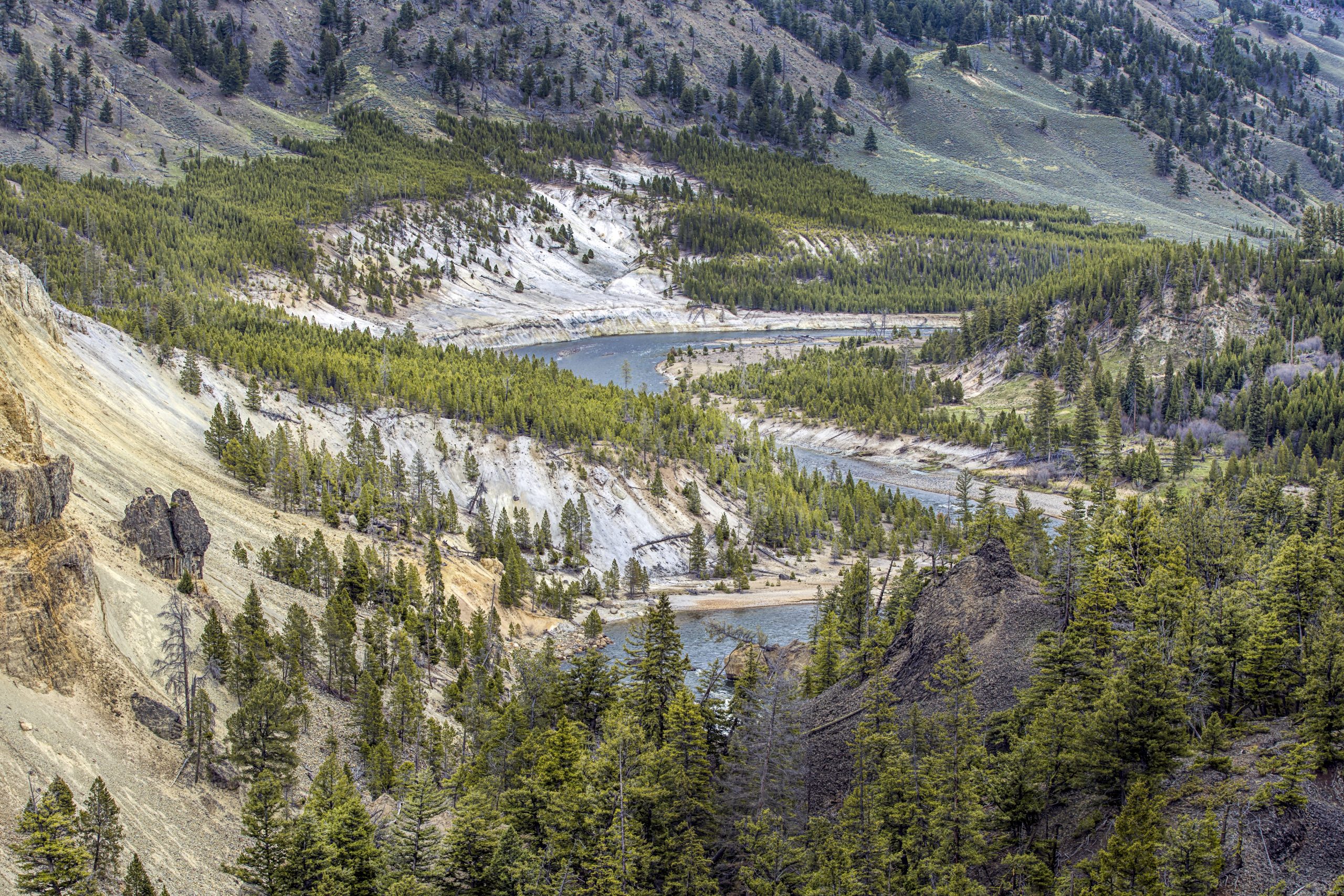 Hiking near Yellowstone East Gate