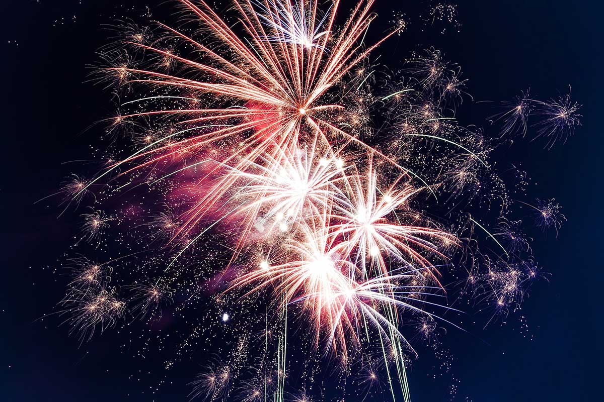 Fourth of July in Cody Wyoming: Your Complete 2026 Guide 4 Fourth of July fireworks lighting up the night sky over Cody Wyoming